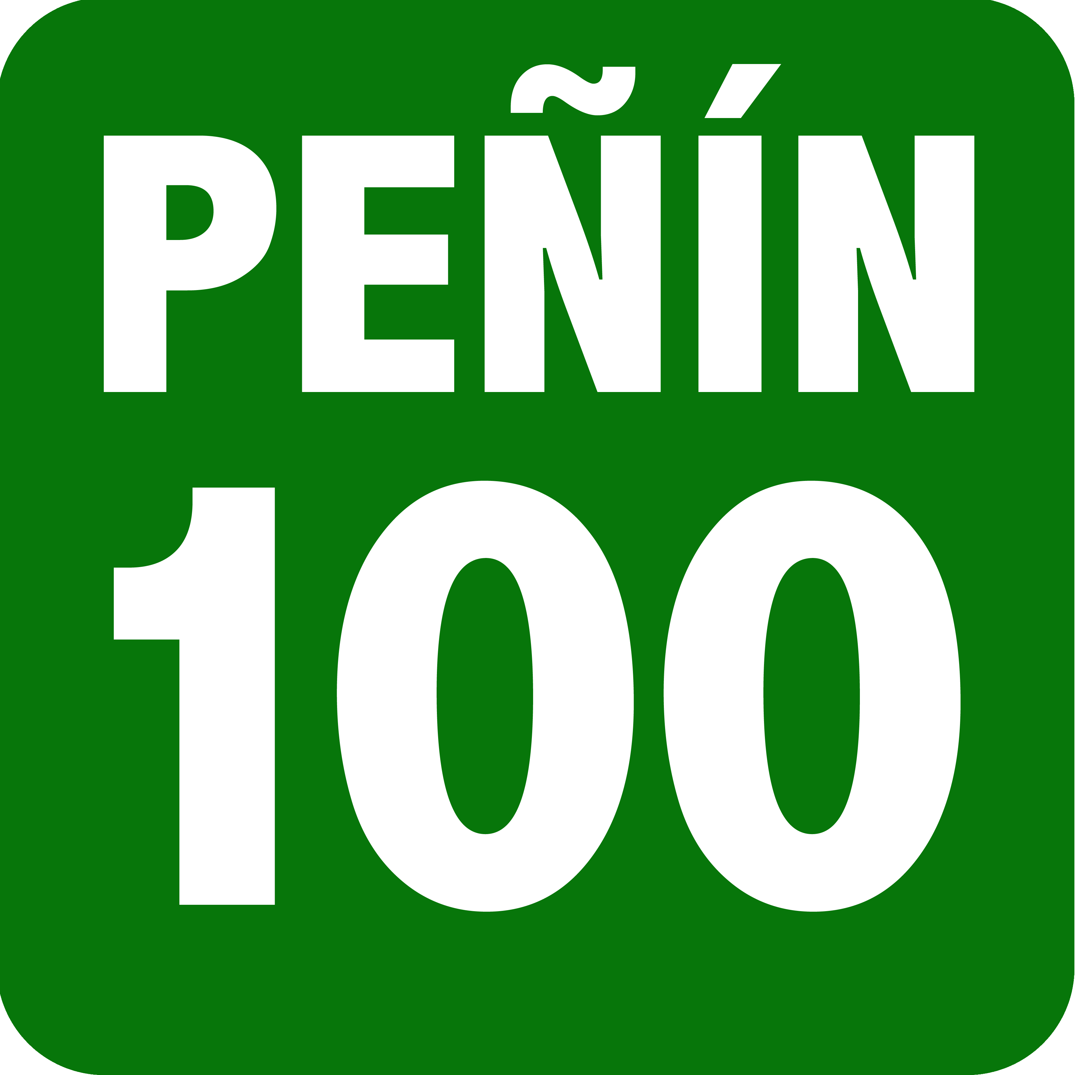 Vino con calificación Guía Peñín 100