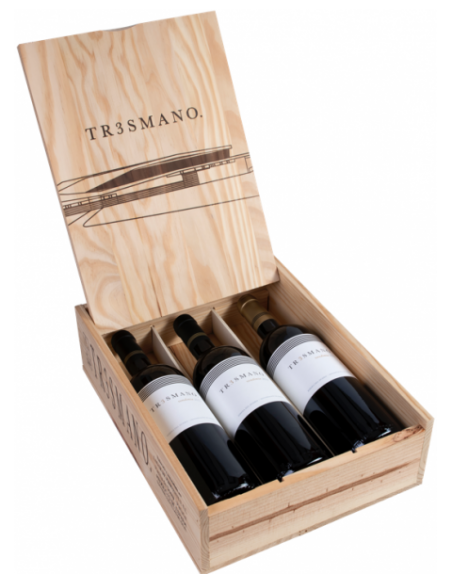 Caja Vertical Tr3smano 2015 - 2016 - 2017 - Vinos Tintos de Bodegas Raventós i Blanc - 2